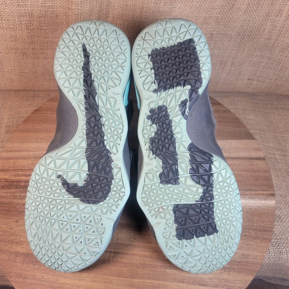 Nike LeBron Soldier XI 11 Strap Basketball Shoes Cool Grey Igloo Youth Boys 7Y